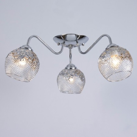 Laurah Laura 3x60W E27 Chrome 54x54x29 cm.-1