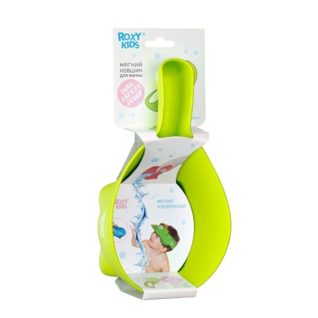 Plastic bucket for bathing Dino Scoop, 800 ml., Green color-3