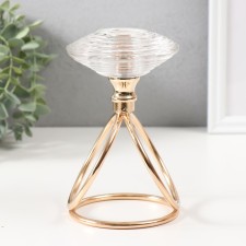 Summary metal, glass per 1 candle 