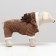 New Year's costume "Deer", s (DS 20, OG 32 cm), brown
