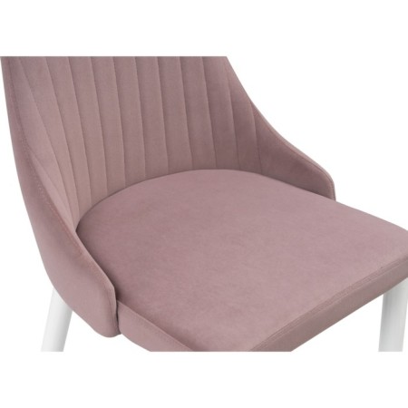 CHART STARAL CARA Kora Metal/Velur, White/Light violet 47x57x89 cm-5