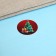 Stickers in the roll "Snowmen", 500 pcs, 2.5 x 2.5 cm