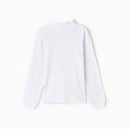 Baby turtleneck, white color, height 128 cm-3