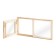 The window is double, one sash opens, double glass 40x80