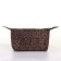 Lightning cosmetic bag, brown color