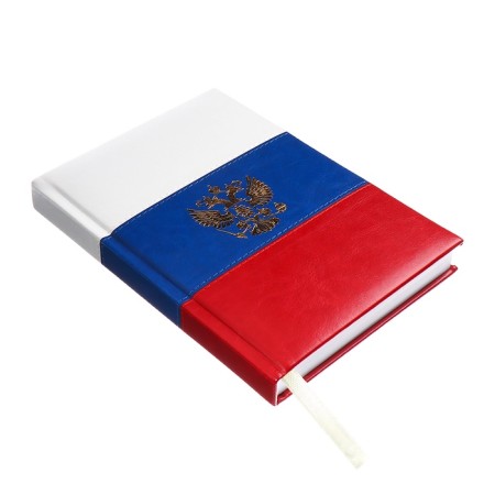 Dated diary 2025, Devente. Flag, a5 168 sheets, a solid cover of leatherette with foam, foil embossing, perforation, liesse, block 70 g/m2-1