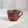 Cup "patterned" decor, red clay, 0.15 liters