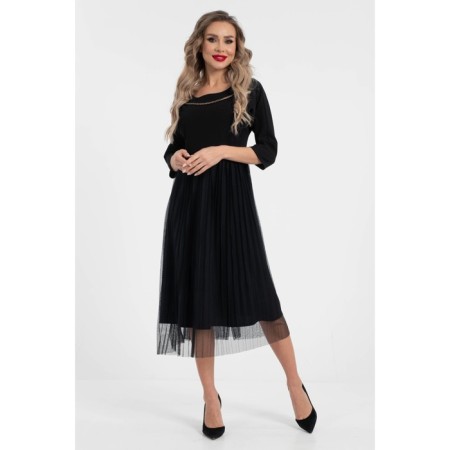 Women's dress, size 48, black color-2