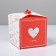 Gift folding box, packaging, “love”, 12 x 12 x 12 cm