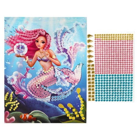 Set for creativity, crystal mosaic "Super Model" 17 × 23 cm-1