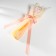 A bouquet of soap petals "Rose in a ball" beige 8.5x8.5x36 cm