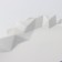 Ceramic dish for serving “marble”, white-blue, 27 cm, white color