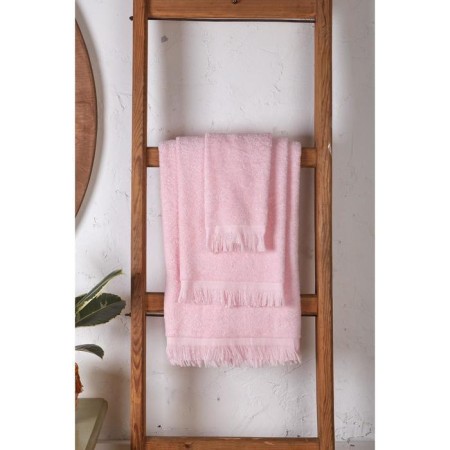 Trick Lovelife Fringe 30x60 light pink, 100% cotton, 360 g/m2-3