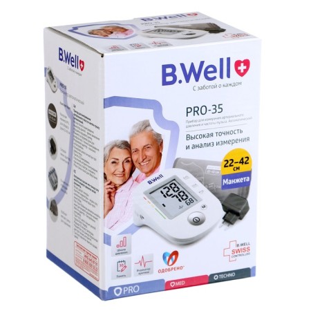 B.well Pro-35 tonometer, automatic, cuff 22-42 cm, 4haa, with an adapter-1