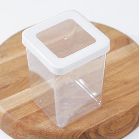 Container for bulk products "Step", 1 l, 10 × 10 × 14 cm, white color-6