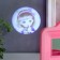 Casket Musical Mechanical Light "camera - cat" pink 10.5x12.5x16 cm
