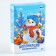 New Year's application with sequins "New Year. Snowman"