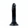 Falloimitator Realist Oka-Khpoki, on the suction cup, anal, gel, 12 x 2.5 cm, black
