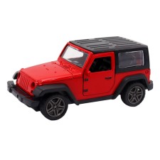 Inertial Funky Toys, Die-Cast, with a black roof, opening doors, 1:32, red color
