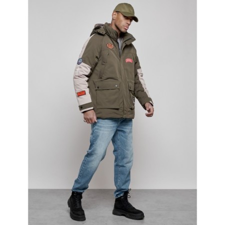 Winter jacket, size 48, khaki color-18