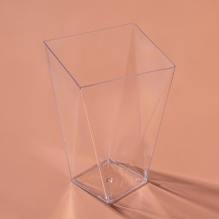 The form of plastic disposable for the buffet "Rubin", 130 ml, transparent, 15 pcs/units.