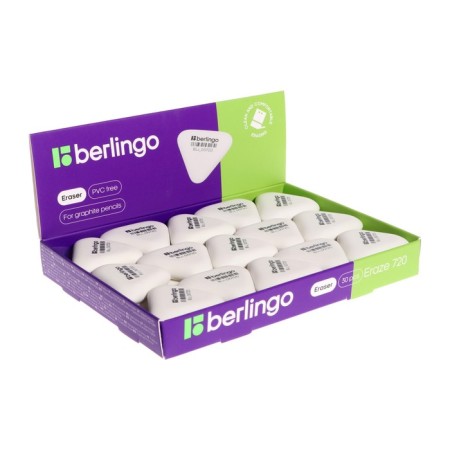 Berlingo Eraser "Eraze 720" triangular, 34*33*9mm (small)-1