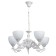 Ariadne chandelier, 5x60W E27, white