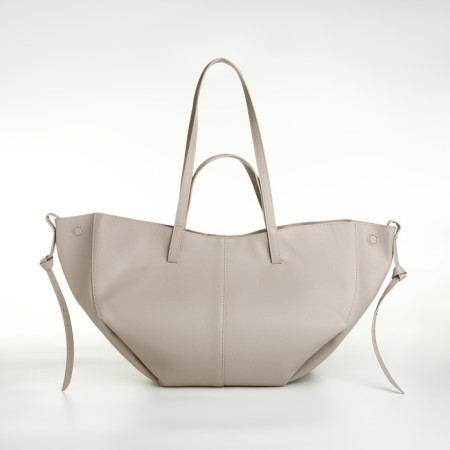 Women's bag on magnet, gray color-2