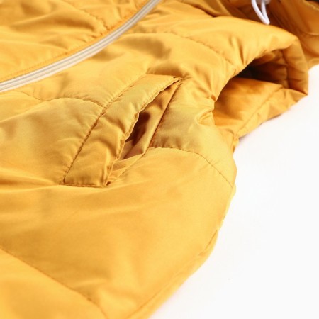 Children's vest, mustard color, height 98 cm-2