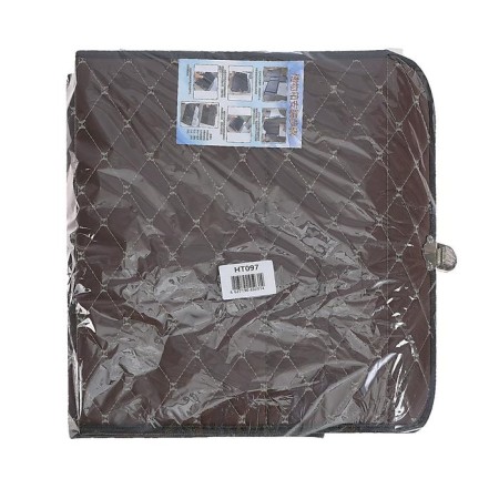 Organizer COFR in the trunk of the car HT-097, bag 48 × 32 × 30 cm, brown, eco-leather-4