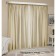 Set of curtains "Canvas", size 200x260 cm, 2 pcs, color light-beige