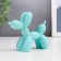 Souvenir Polystone "Air Ball - Dog" with pale blue 8x10x4 cm