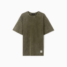 Футболка мужская MIST из вареного хлопка, цв. зеленый, р-р XL
