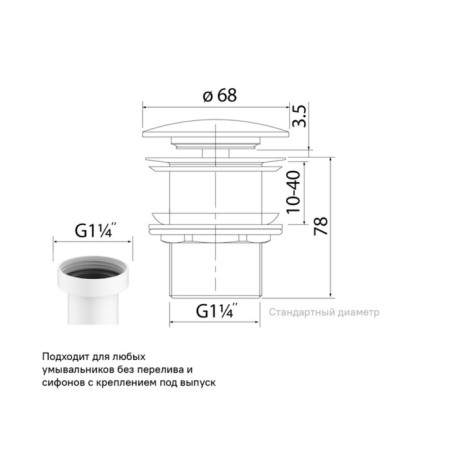 IDDIS OPTIMA Home sink, without overflow, chrome-2