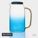 Glass Glass Magistro "Modern", 1.4 l, with a lid, the color is blue