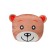 Pillow - toy Bear, size 35x28 cm, beige color