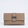 Bag-clate on magnet, long belt, beige color