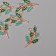 Decor for creativity metal, enamel "Branch of mountain ash" 3.3x1.9 cm