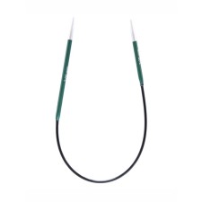 Knitting needles asymmetric aluminum circular zing Knitpro, 25 cm/3.00 mm 47054