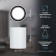 Lamp wall-flowing spot Era OL48 WH/BK, 70x88 mm, IP44, GU10, 12W, black color, white