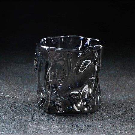 Glass glass Magistro Icebar. Black, 250 ml, gray color