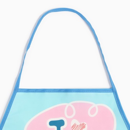 The kit for children for creativity is saving and I "elephant" apron 39x50 cm and sleeves-3