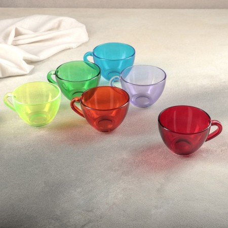A set of mugs for tea "Rainbow", 200 ml, 6 pcs