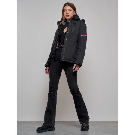 Ski jacket women's, size 48, black color-19