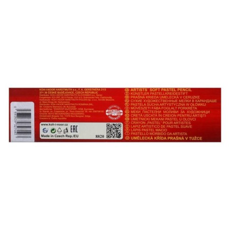 Pastel dry in a pencil Koh-I-Noor 8820/165 Gioconda Soft, red coral-3