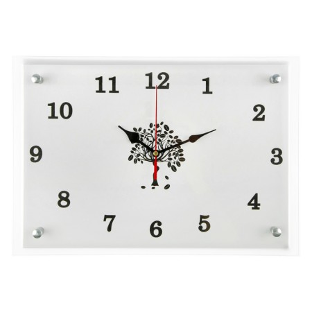 Carty clock is wall-mounted, interior "stylish", silent, 25 x 35 cm