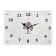 Carty clock is wall-mounted, interior "stylish", silent, 25 x 35 cm