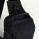 Slong bag from textiles, black color
