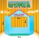 Shirma for a puppet theater, wood, window 30 × 20 cm