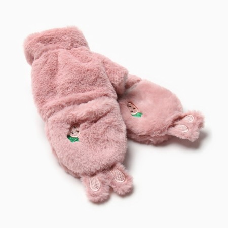 Mittens teenage minku bun 24 cm pink color-4